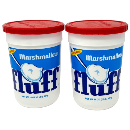 Wyked Yummy Marshmallow Fluff Bundle With (2) 16 Ounce Jars Of Marshmallow Fluff And (1) Spreader Plastic Knife And Jar Scraper #TOP1