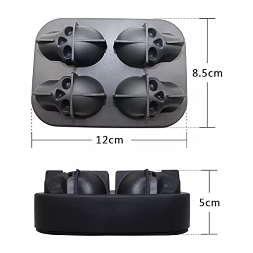 Forma De Gelo Caveira