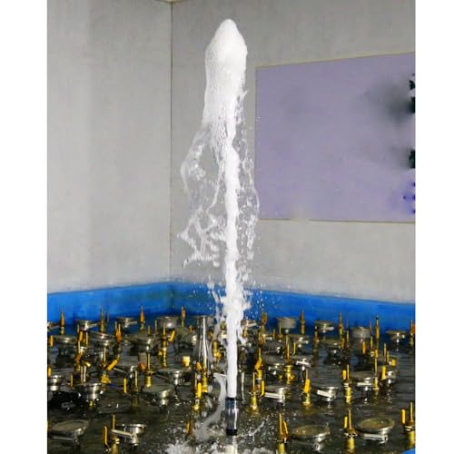 Pond Pump Fountain Nozzle G1 Male Thread Frothy Jet Fountain Nozzle, 304 Stainless Steel Water Spray for Garden Pond Lake, 6in Waterscape Water Spray by Yosoo Health Gear - Used condition - Image 2