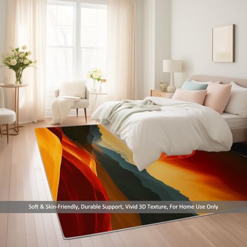 Moquette lavable rouge pour entrée et cuisine propre