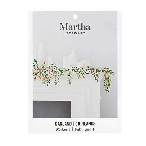 Martha Stewart Greenery Garland with Foil Accents