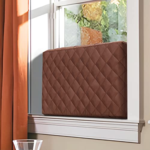 KylinLucky Indoor Air Conditioner Cover AC Cover for Inside Window Unit 17 x 13 x 3 inches(L x H x D),White