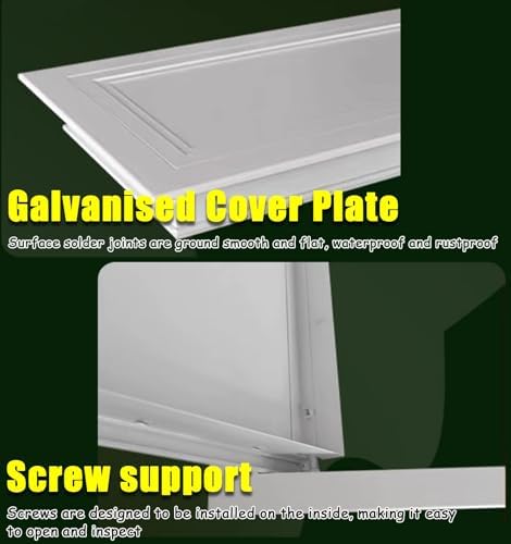 Shower Valve Access Panel - Plumbing Wall Hatch for Easy Access, Decorative Service Door with Knob Switch (45x81cm/17.7x32in) - Ideal for Crawl Spaces and Renovations