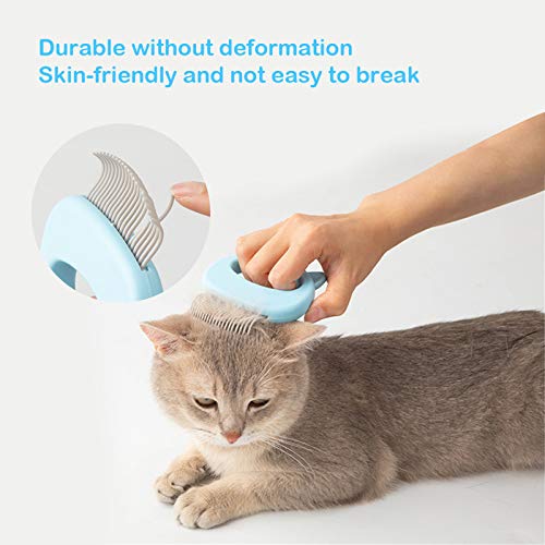 Cat Combs 3 Pieces Pet Massage Grooming Combs Dogs Cleaning Brushes Hair Removal for Shedding Matted Fur Short and Long… - Image 3