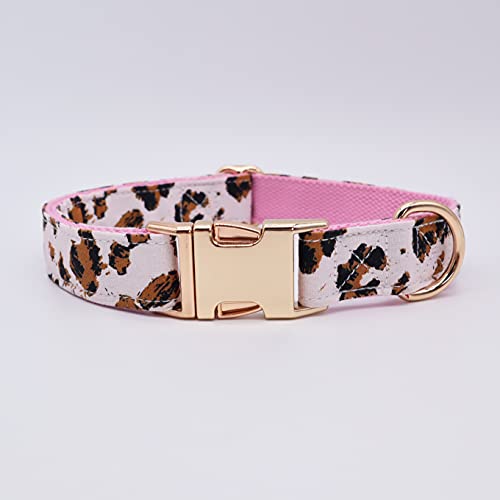 Pink Leopard Dog Collar, Flower Dog Collar, Girl Dog Collars Flower #TOP2