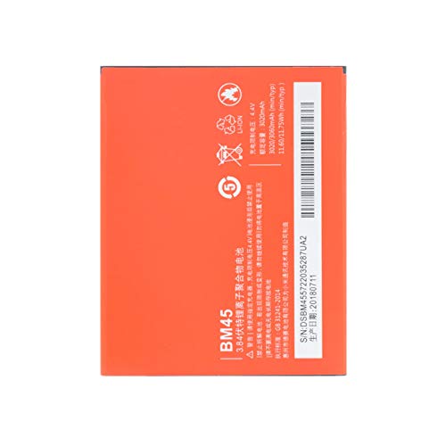 Styleart 3.84V 3060mAh BM45 Batería de repuesto de litio recargable Batería Original BM-45 BM 45 para Xiaomi Redmi Note 2 Hongmi Nota 2 1PC