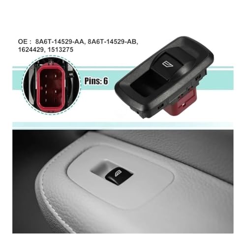 Interrupteur lève-vitre Fiesta bloqué solution 8A6T14529AA Ecosport