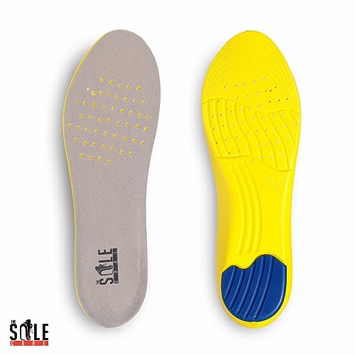 Image of The Sole Care Orthotic Arch Support Insoles - Shock-Absorbing, Sweat-Resistant Foot Insoles for Sports, Running & Walking (UK SIZE: 7-12)