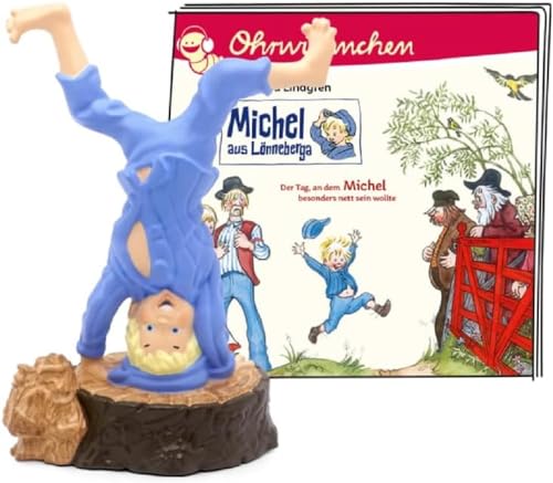tonies Hörfiguren für Toniebox, Astrid Lindgren: Michel aus Lönneberga – Der Tag, an dem Michel besonders nett Sein wollte, Hörbuch für Kinder ab 4 Jahren, Spielzeit ca. 37 Minuten