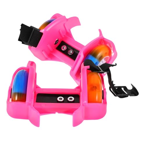 POPETPOP 1 Pair Boys and Girls Beginner Roller Skates Light-up Skate Wheels for Boys Girls Outdoor Skating Shoes Flashing Wheels Vibrant Safe Skating Experience