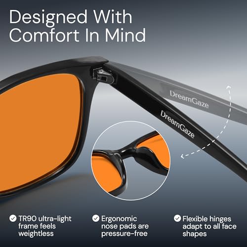 Livho High Tech Blue Light Glasses (Clear Lens, Medium) — view 5