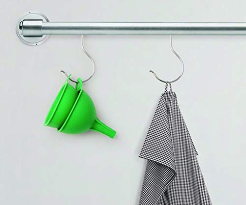 Image of Oblivion Funnel For Kitchen - Multipurpose Silicone Funnel for Pouring Oil, Sauce, Water, Juice & Small Food Grains - Easy to Store Clean Food Grade Liquid Transfer Tool with Hanging Loop (Pack of 2)