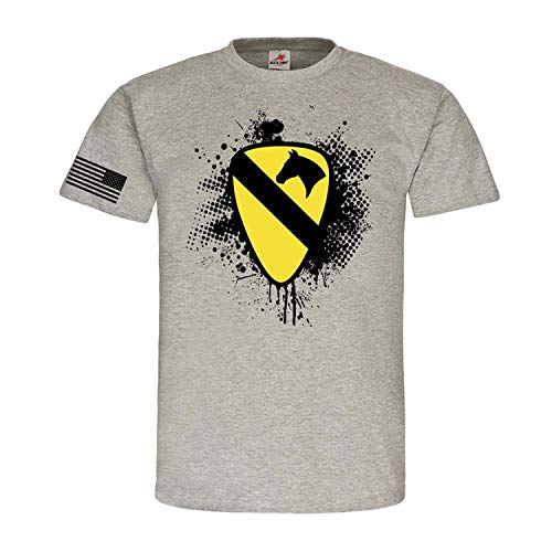 Vietnam Army t-shirt gris de la US Kavalleriedivision #24632