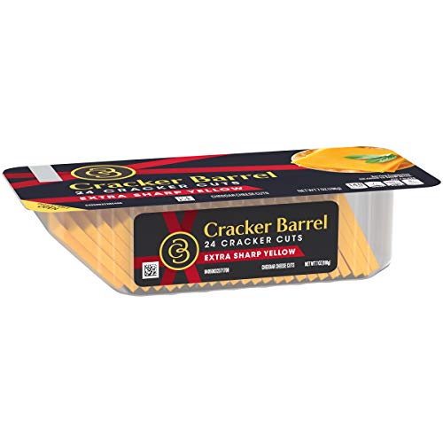 Cracker Barrel Extra Sharp Cheddar Cheese Slices (24 Slices) #TOP3