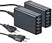 Produktbild revolt Mehrfach USB Ladegerät: 2er-Set 5-Port-USB-Netzteil mit dynamischer Ladestrom-Anpassung, 40 W (USB Ladeport, USB-Ladegerät Steckdose, Handy Ladestation)