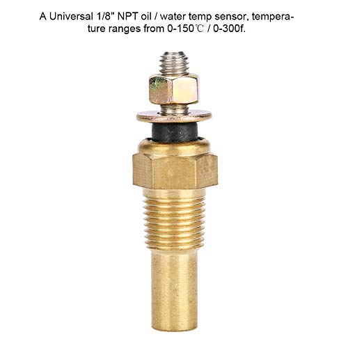 Miniatura 6 de Sensor de temperatura del refrigerante, temperatura de agua/aceite temperatura 1/8 NPT transmisor emisor eléctrico sensor de temperatura