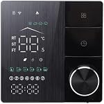 KUIDAMOS Digital Thermostat with Smart Learning Features for Energy Efficiency in Homes and Offices 7 Day Programmable