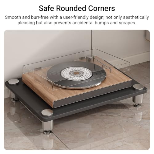 Meuble audio ouvert anti-vibration élimine les sauts de son stéréo