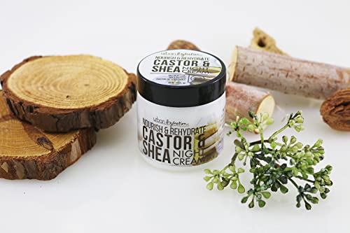 Urban Hydration Nourish And Rehydrate Castor And Shea Night Cream | Fights Acne, Detoxes, Refreshes And Smooths Skin Overnight, Anti-Aging Benefits For All Skin Types | 2 Fl Ounces #TOP2
