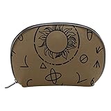 Große Öffnung und Kapazität – ein Hauptfach + 5 kleine Taschen für den täglichen Bedarf, Kosmetika, Schlüssel, Kleingeld usw. Sie können schnell die benötigten Gegenstände überprüfen und auswählen, bequem und schnell