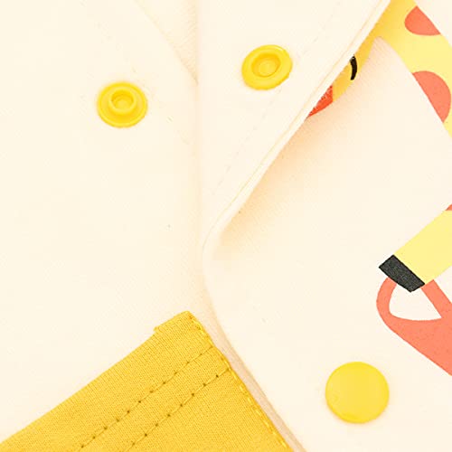 Famuka Baby Boy Girl Baseball Jacket Casual Cartoon Coat Toddlers Clothes (Yellow, 12-18 Months) #TOP4