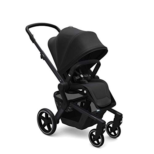 Image of Joolz Hub+ - Parent Facing Stroller for Babies 6 Months+ (Up to 50 lbs) - Compact & Stylish - Easy Fold - One-Hand Steering - LED Lights - XXL Sunhood - Superior Comfort (Brilliant Black)