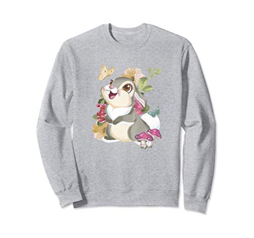 Disney Bambi Thumper Vintage Floral Portrait Sudadera