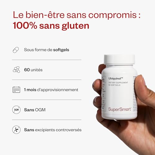 Ubiquinol - Forme Active de la CoQ10 - Puissant Antioxydant - SuperSmart – vue 6