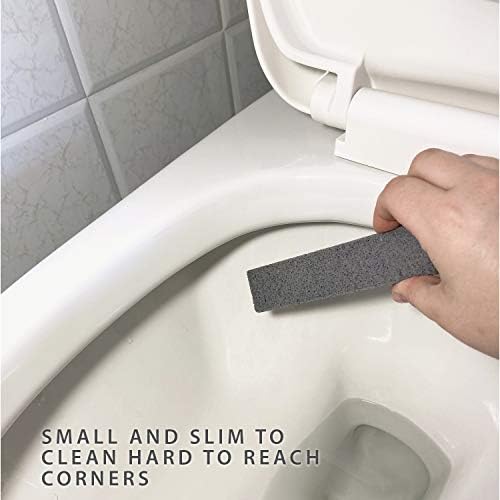 Molly's Marvelous Scrubbing Sticks β 4-Pack Pumice Stones for Hard Water Stains, Tile, Bathroom & Kitchen Cleaning, Household Cleaning Tool - 3
