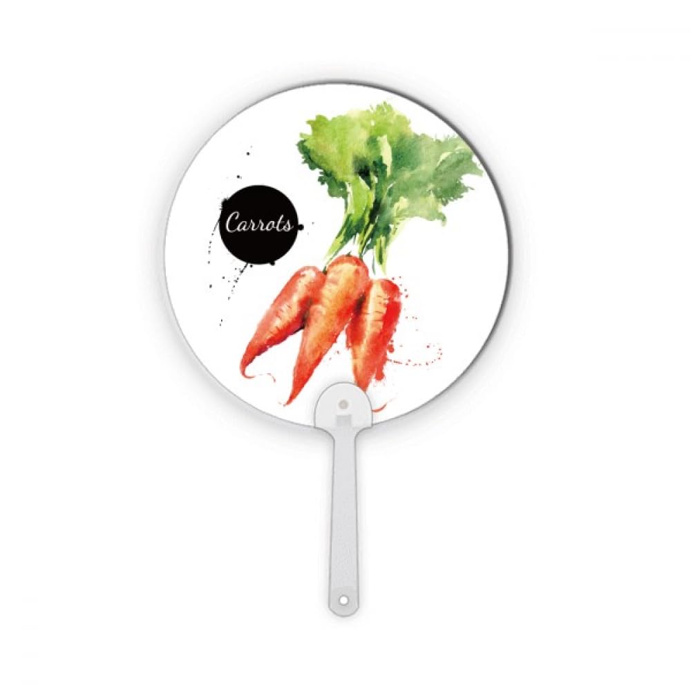 Carotte aquarelle plastique rond pour décorer une cuisine saine au quotidien