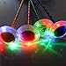 GOBEAUTY Exquisite Fun LED Toy Flashing Jumping Foldable Ring Colorful Ankle Skip Jump Ropes Sports Swing Ball Child Plastic Sport Toys