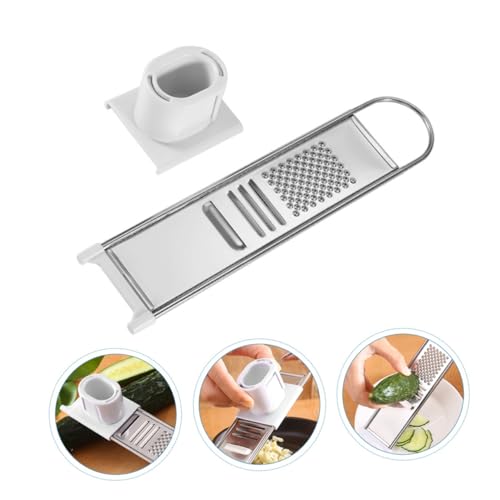 Set rallador manual de acero inoxidable con protección miniatura 2