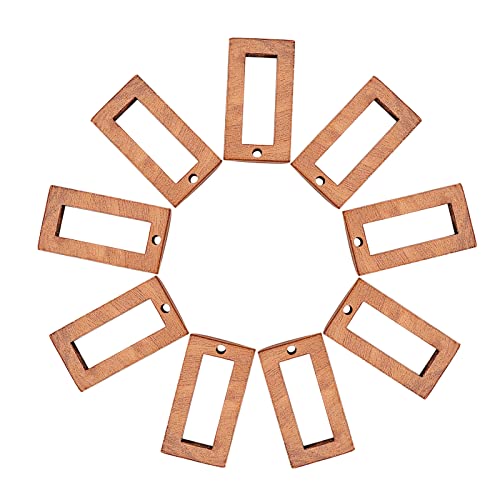 Pendentif en résine et bois noble Airssory Mix, apprêt de qualité premium