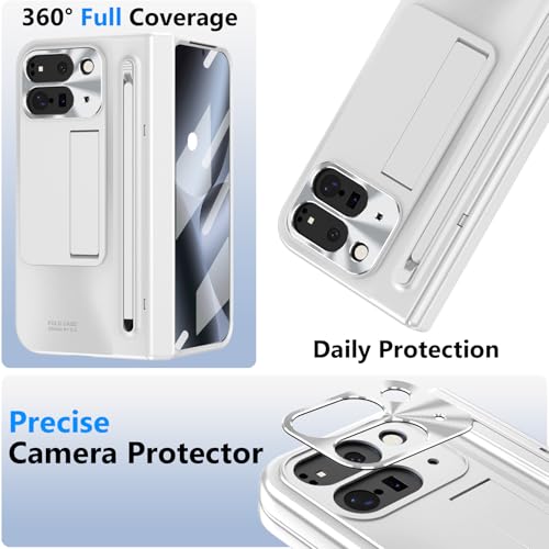 Étui pliable pour Google Pixel 10 Pro antichoc avec béquille et stylet