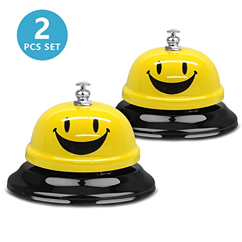 Call Bells, VAGREEZ 2 Pcs Customer Service Bell 3.3 Inch Call Bell
