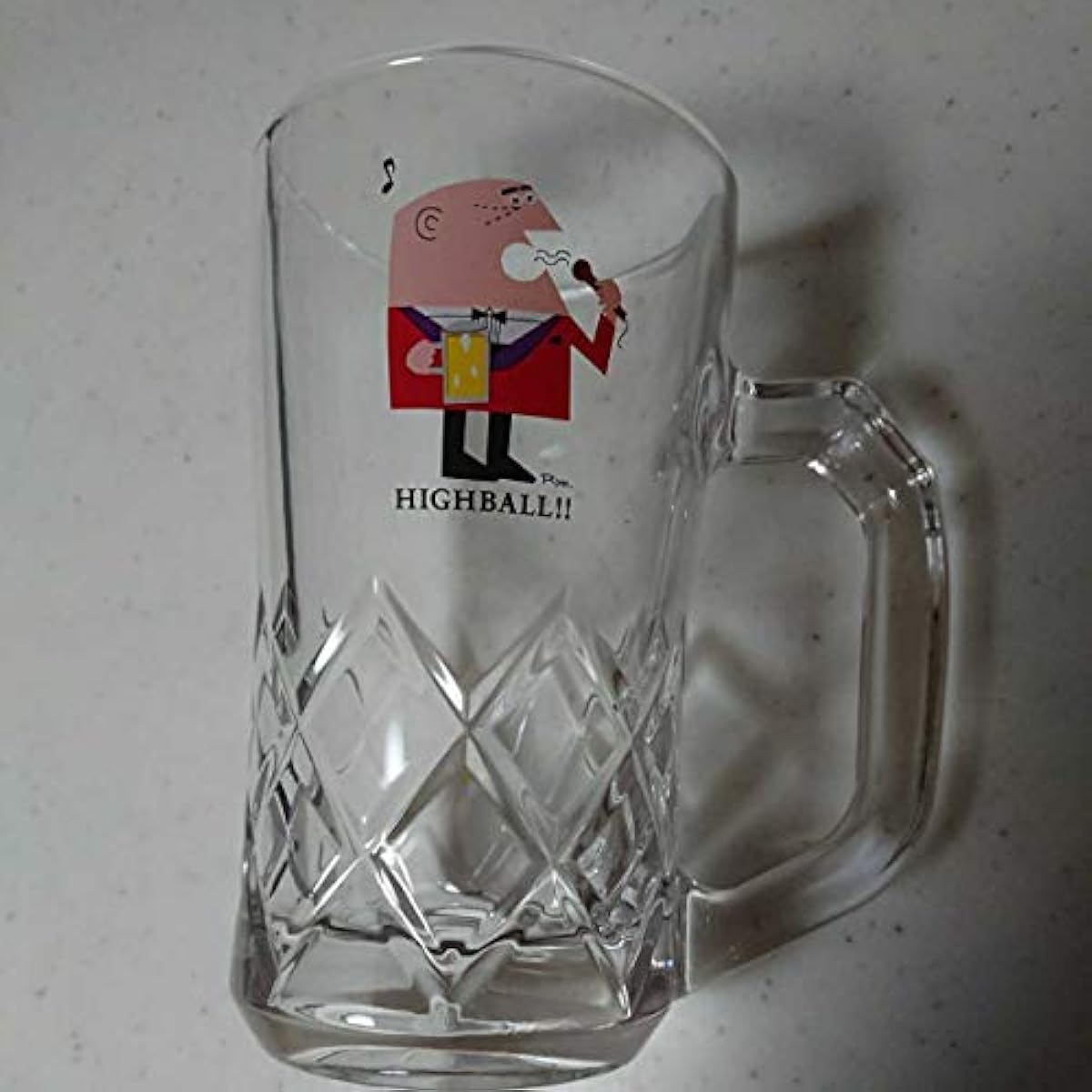公式超安い アンクルトリス トリスハイボール特製ジョッキ カラオケイラスト グラス ホット販売特別なオファー Www Littleshopp Com