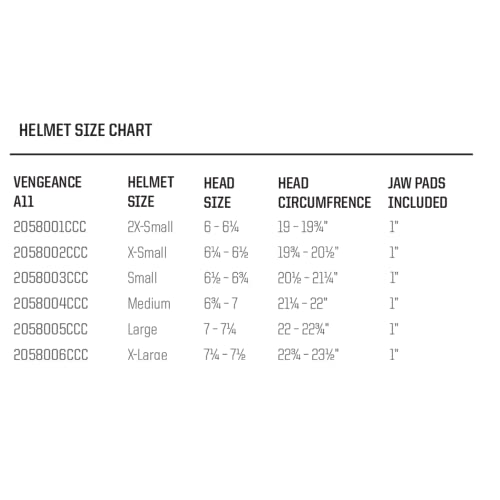 Schutt 2058005002301 Youth Vengeance A11 Football Helmet thumb #6