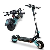 Electric Scooter for Adults, Fast E Scooter with Dual 1200W Motors, 10' Off Road...