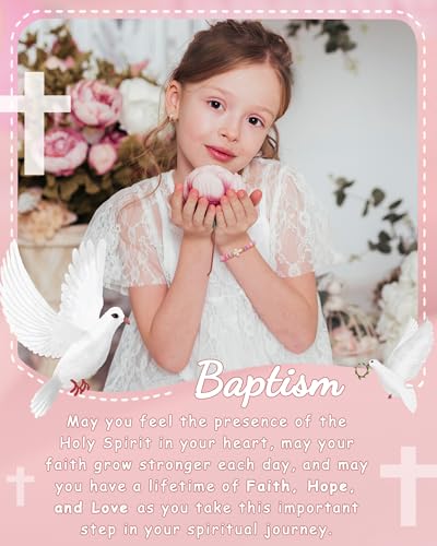 Shonyin Adjustable Cross Bracelet for Girls,Kindergarten Preschool Graduation First Communion Baptism Easter Confirmation Gifts for Girls3