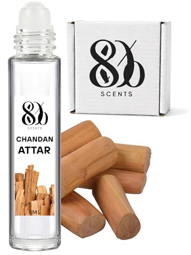 Image of 80% Scents Chandan Attar Original 6ml | Attar Perfume for Men (6 ml (Pack of 1))
