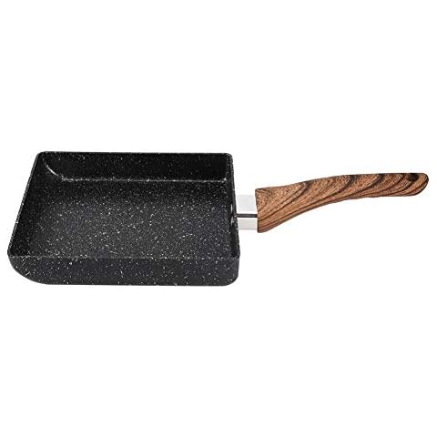 Garsentx Tamagoyaki-Pfanne, Kleine Japanische Omelette Pfanne, Nonstick Induktion Pfannkuchen Eierpfanne Cover