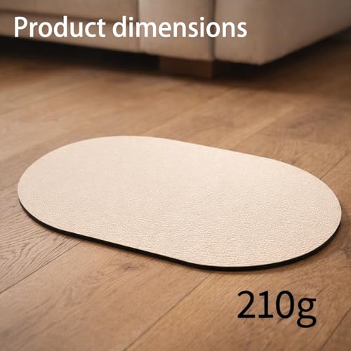 Pet Feeding Mat, Dog Bowl Mat with Non-Slip Base, Spill Containment Solution for Messy Eaters, Durable Dog Mat for Bowls Weighing Approximately 210g - Image 4