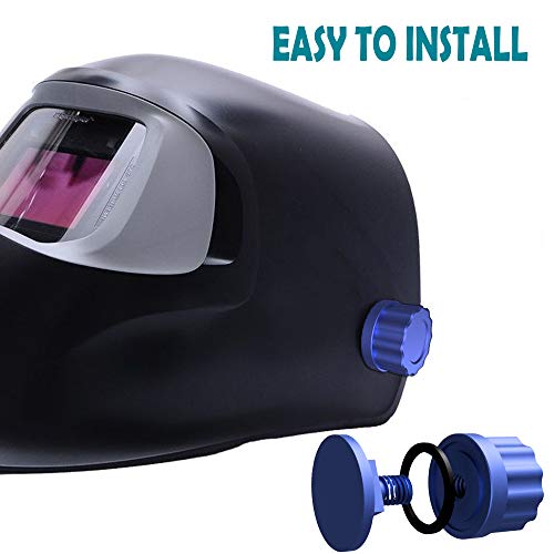 Pernos de reemplazo para casco de soldadura Pipeliner azul miniatura 4