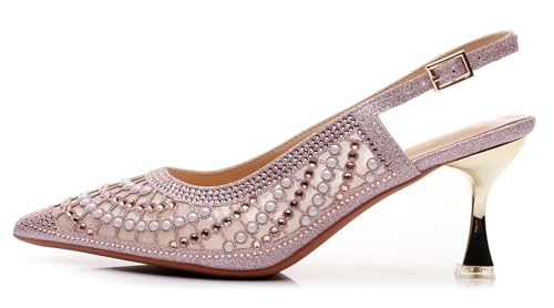 Image of VenusCelia Women's Charming Lady Slingback Pump Shoe