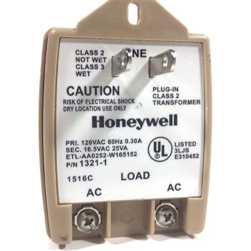 Honeywell Intrusion 1321-1 Transformer 16.5VAC 25VA - image 1