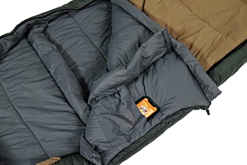 Saco de dormir sintético Kamp-Rite Outfitter 20 grados para camping, caza, pesca y senderismo, 3 estaciones, incluye bolsa de compresión miniatura 4