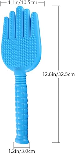 Miniatura 7 de EXCEART 1 unids Masaje de mano Knock Hammer Shape Clap Beating Stick- Cinco dedos forma cuerpo palmaditas martillo masajeador Pat Masaje palos de