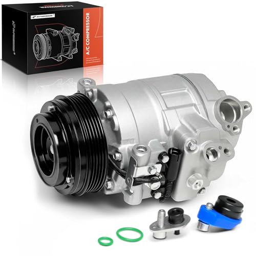 A-Premium Air Conditioner AC Compressor with Clutch Compatible with BMW 320i, 323Ci, 323i, 323is, 325Ci, 325i, 325xi, 328Ci, 328i, 328is, 330Ci, 330i, 330xi, 525i, 528i, 530i, 540i, 5-Groove Pulley