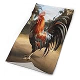 VTCTOASY Proud Rooster Neck Gaiter Personalized Soft Windproof Face Covers Cozy Winter Neck Warmer Gator Scarfs Multipurpose Fashion Breathable Bandana Face Mask Scarf for Adult