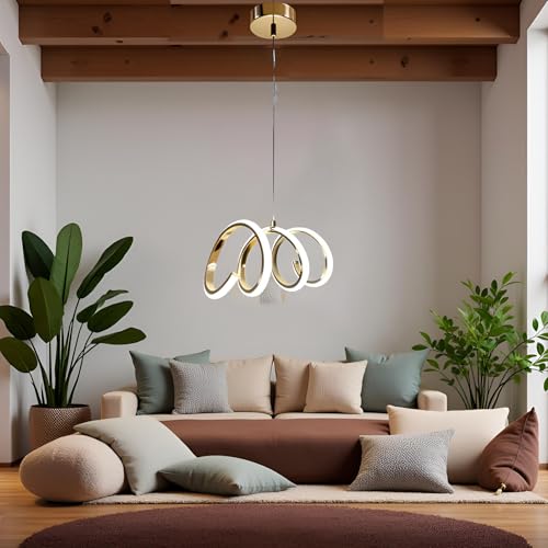 Image of LED Hanging Lights for Home Decoration, Pendant Lights for Ceiling Kitchen, Hanging Lights for Living Room /Dining Area /Cafe (Pack of 1) (Kitchen Island)